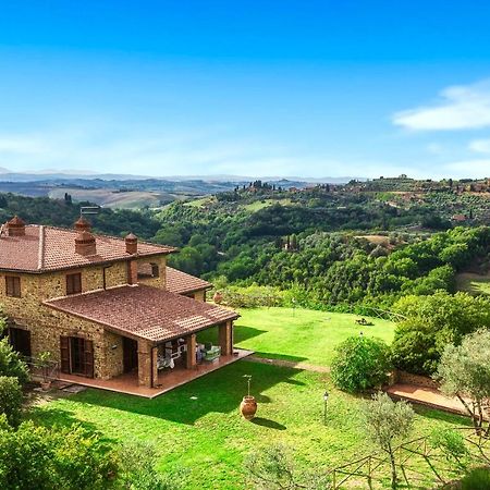 Casa Ora D'Oro - Panoramic Views / Pool / Private Garden Villa Trequanda Buitenkant foto