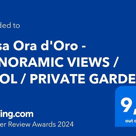 Casa Ora D'Oro - Panoramic Views / Pool / Private Garden Villa Trequanda Buitenkant foto