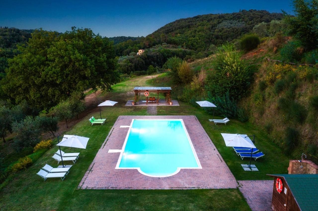Casa Ora D'Oro - Panoramic Views / Pool / Private Garden Villa Trequanda Buitenkant foto