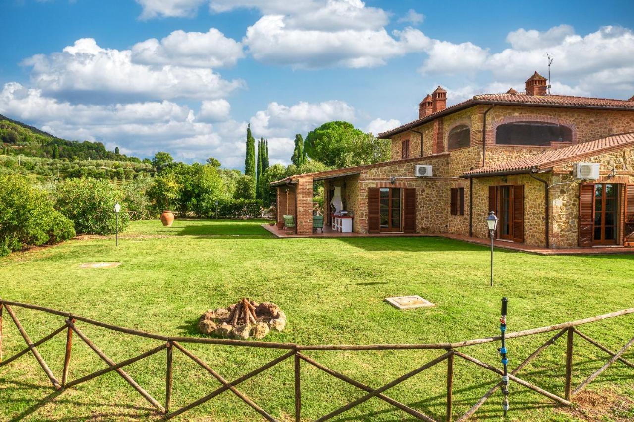 Casa Ora D'Oro - Panoramic Views / Pool / Private Garden Villa Trequanda Buitenkant foto