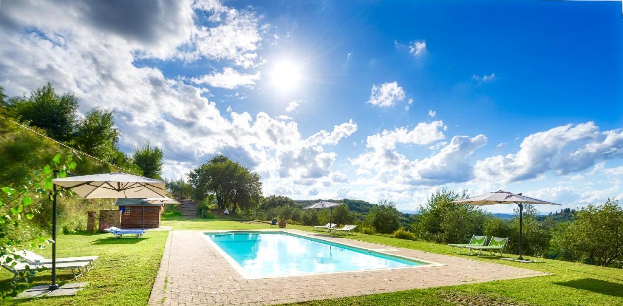 Casa Ora D'Oro - Panoramic Views / Pool / Private Garden Villa Trequanda Buitenkant foto