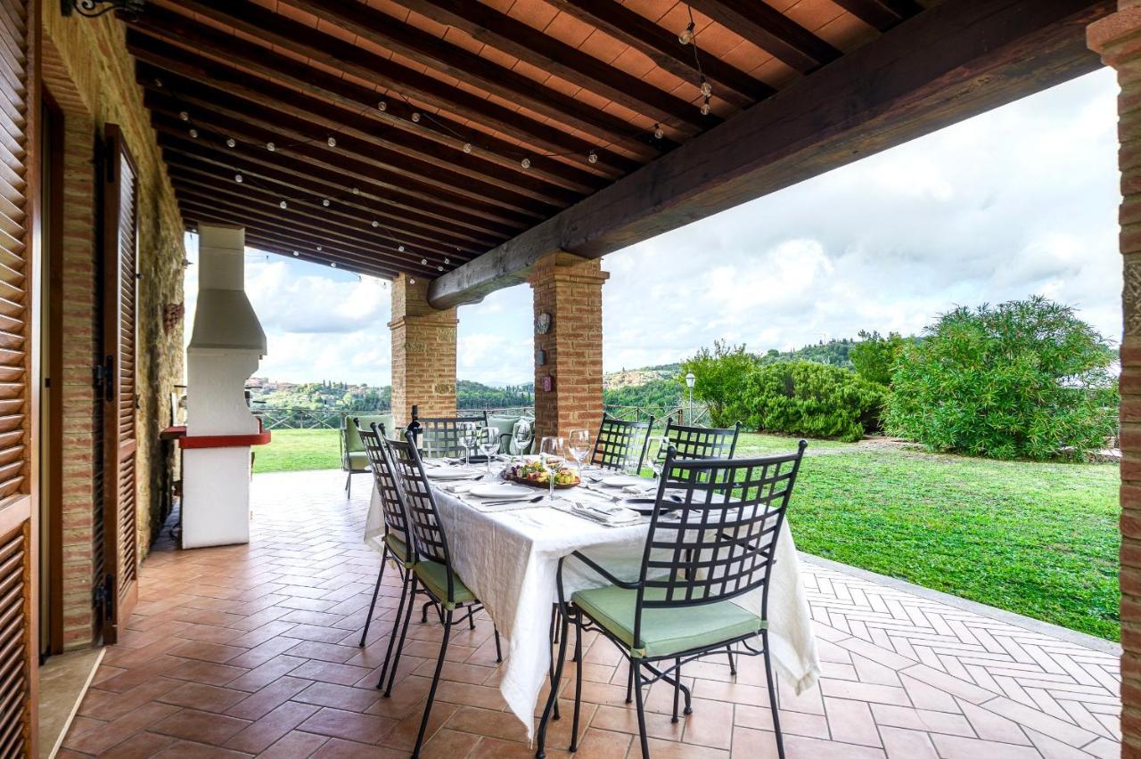 Casa Ora D'Oro - Panoramic Views / Pool / Private Garden Villa Trequanda Buitenkant foto