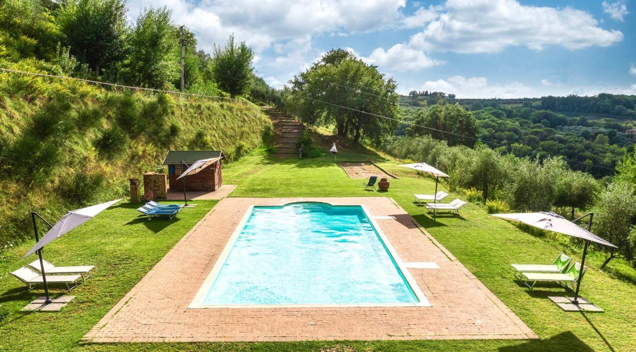 Casa Ora D'Oro - Panoramic Views / Pool / Private Garden Villa Trequanda Buitenkant foto