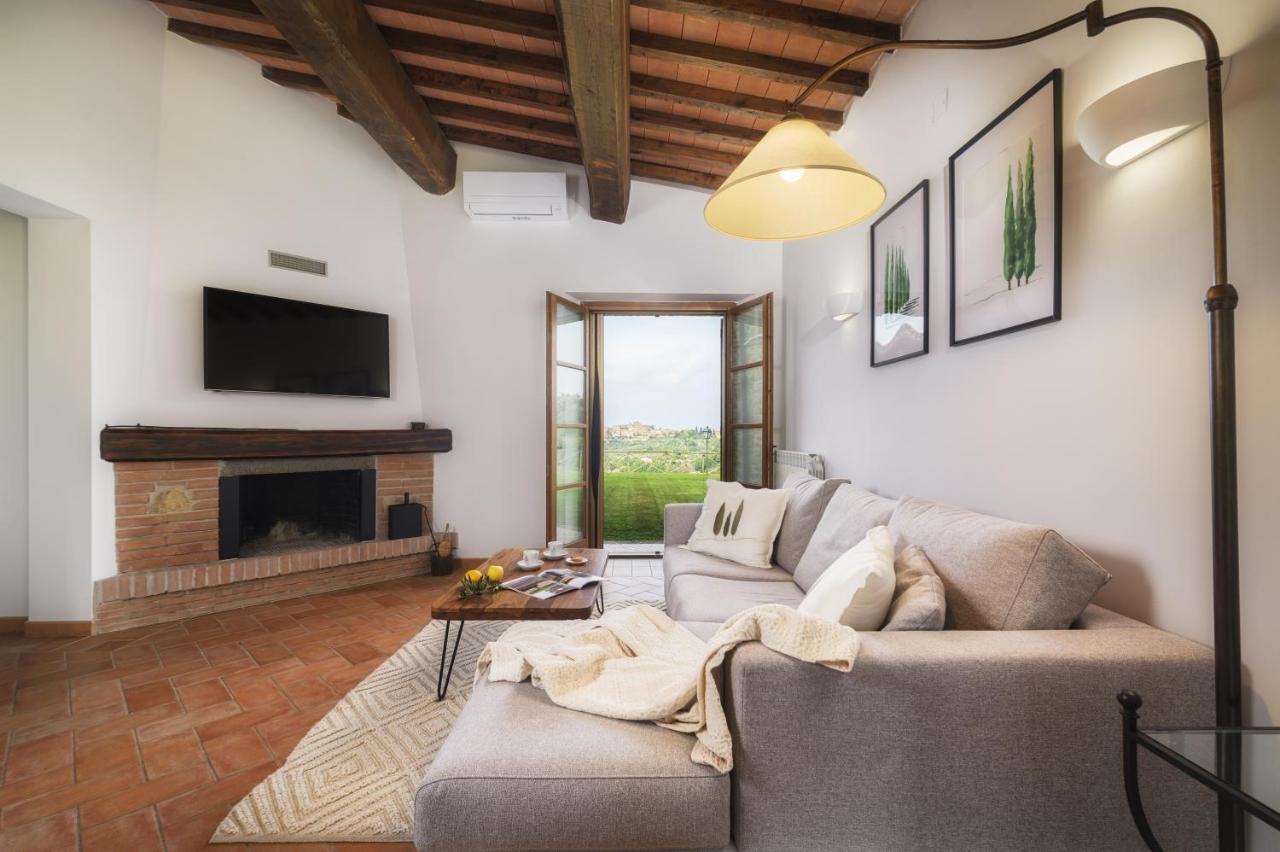 Casa Ora D'Oro - Panoramic Views / Pool / Private Garden Villa Trequanda Buitenkant foto